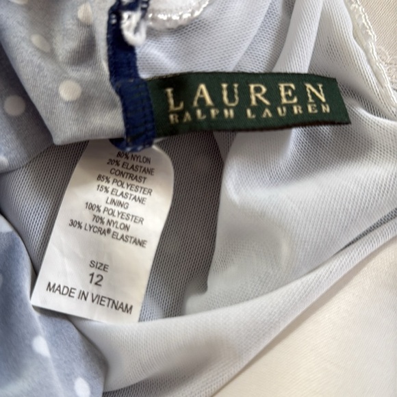 🎉HOST PICK 🎉LAUREN Ralph Lauren | Polk a Dot Pin Up One Piece Swimsuit - Picture 4 of 9